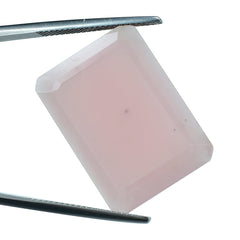 GUAVA QUARTZ CUT FLAT OCTAGON 25X18 17.68 Cts.