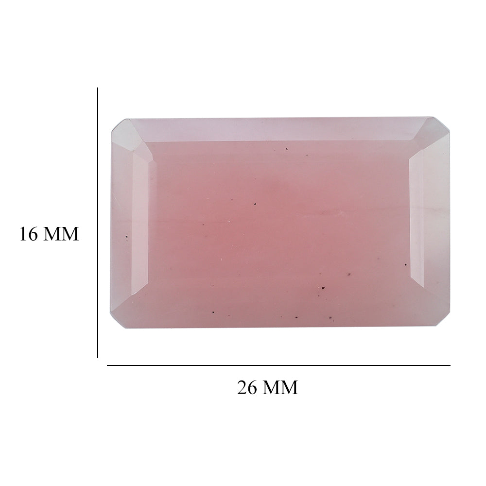 GUAVA QUARTZ CUT OCTAGON 26X16MM 20.57 Cts.