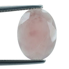 GUAVA QUARTZ CUT FLAT OVAL 16X12MM 4.15 Cts.
