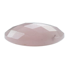 GUAVA QUARTZ OVAL BUFFTOP & CHECKER BACK 18X13MM 10.55 Cts.