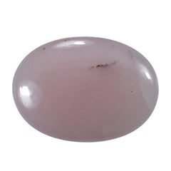 GUAVA QUARTZ OVAL BUFFTOP & CHECKER BACK 18X13MM 10.55 Cts.