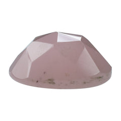 GUAVA QUARTZ ROSE CUT OVAL CAB 10X8MM 2.35 Cts.