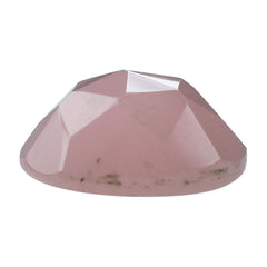 GUAVA QUARTZ ROSE CUT OVAL CAB 10X8MM 2.35 Cts.
