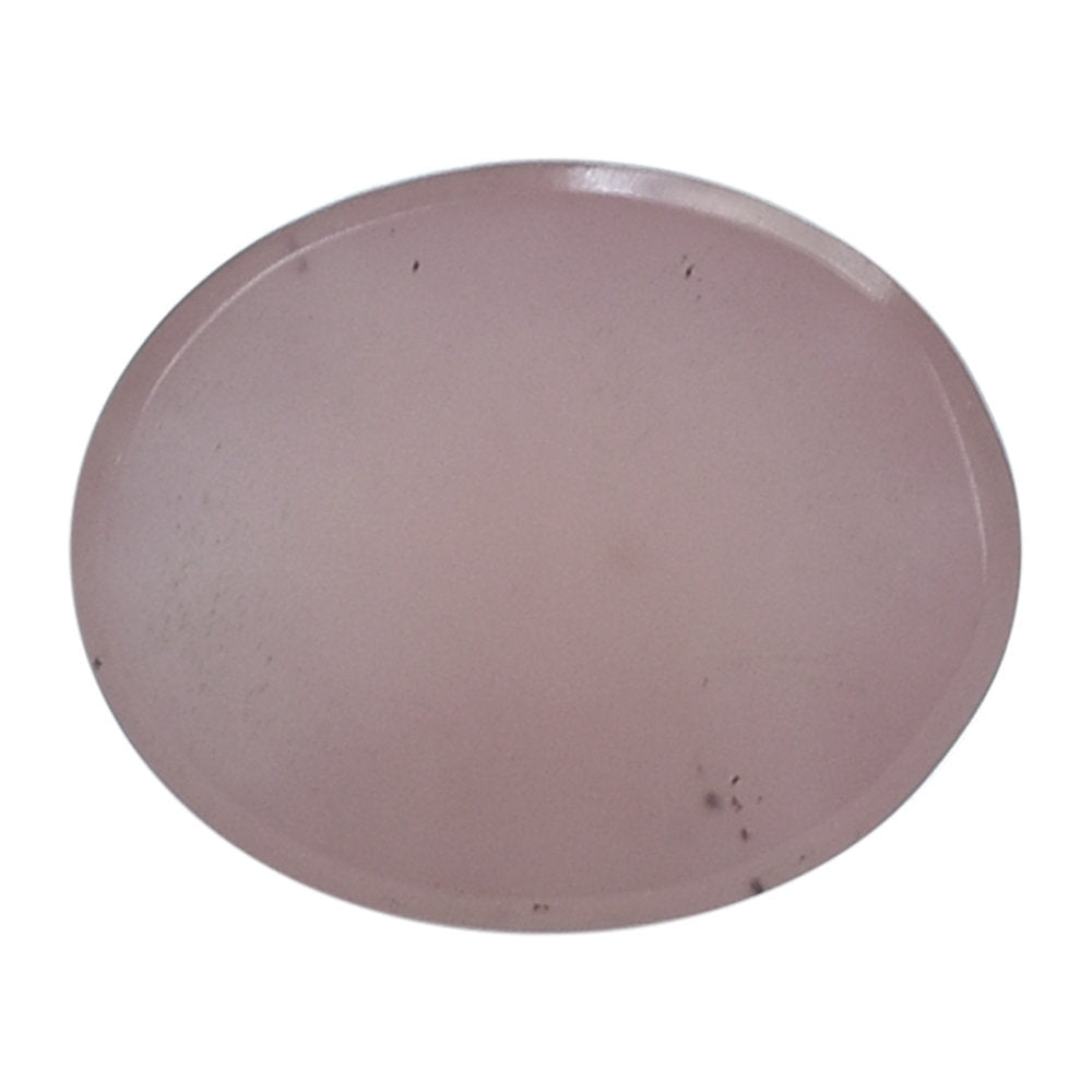 GUAVA QUARTZ ROSE CUT OVAL CAB 10X8MM 2.35 Cts.