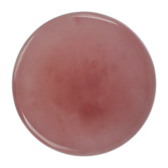 GUAVA QUARTZ IRREGULAR CUT ROUND CAB 14MM 10.12 Cts.