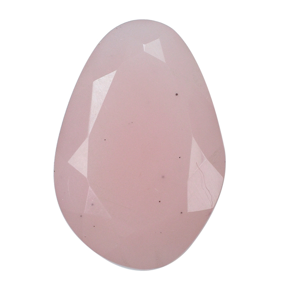 GUAVA QUARTZ BOTH SIDE TABLE CUT IRREGULAR FANCY 5.50X10.50MM 4.95 Cts.