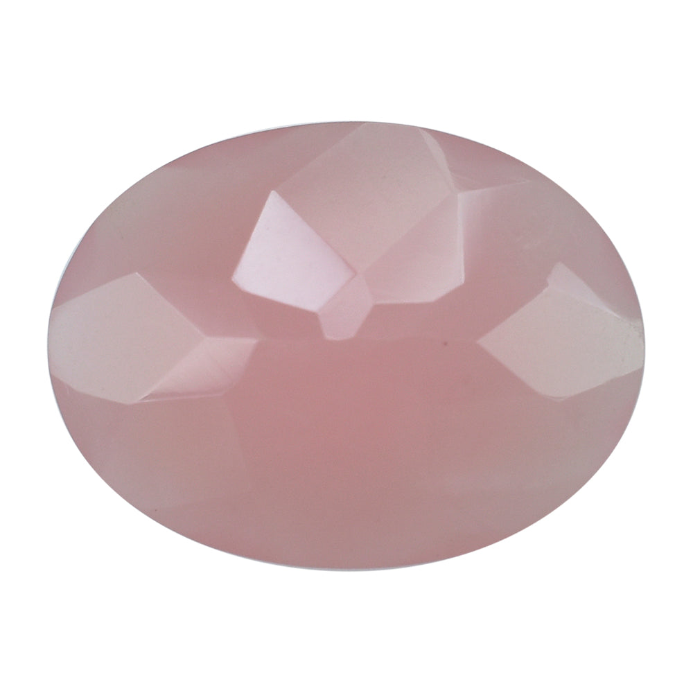 GUAVA QUARTZ CUT FLAT OVAL 16X12MM 5.98 Cts.