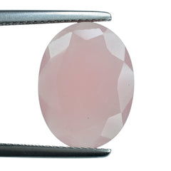GUAVA QUARTZ CUT FLAT OVAL 16X12MM 5.98 Cts.