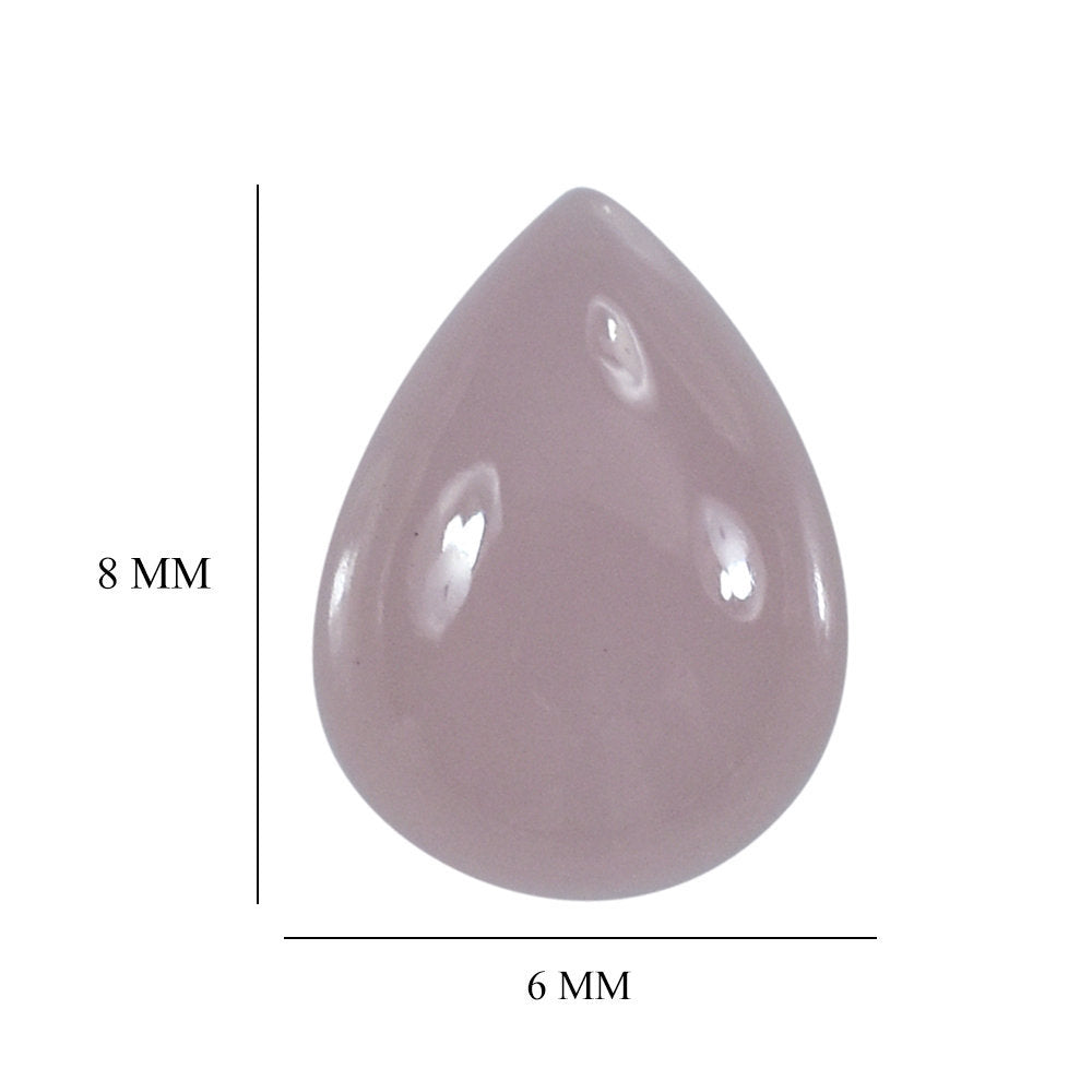 GUAVA QUARTZ PEAR CAB 8X6MM 1.20 Cts.