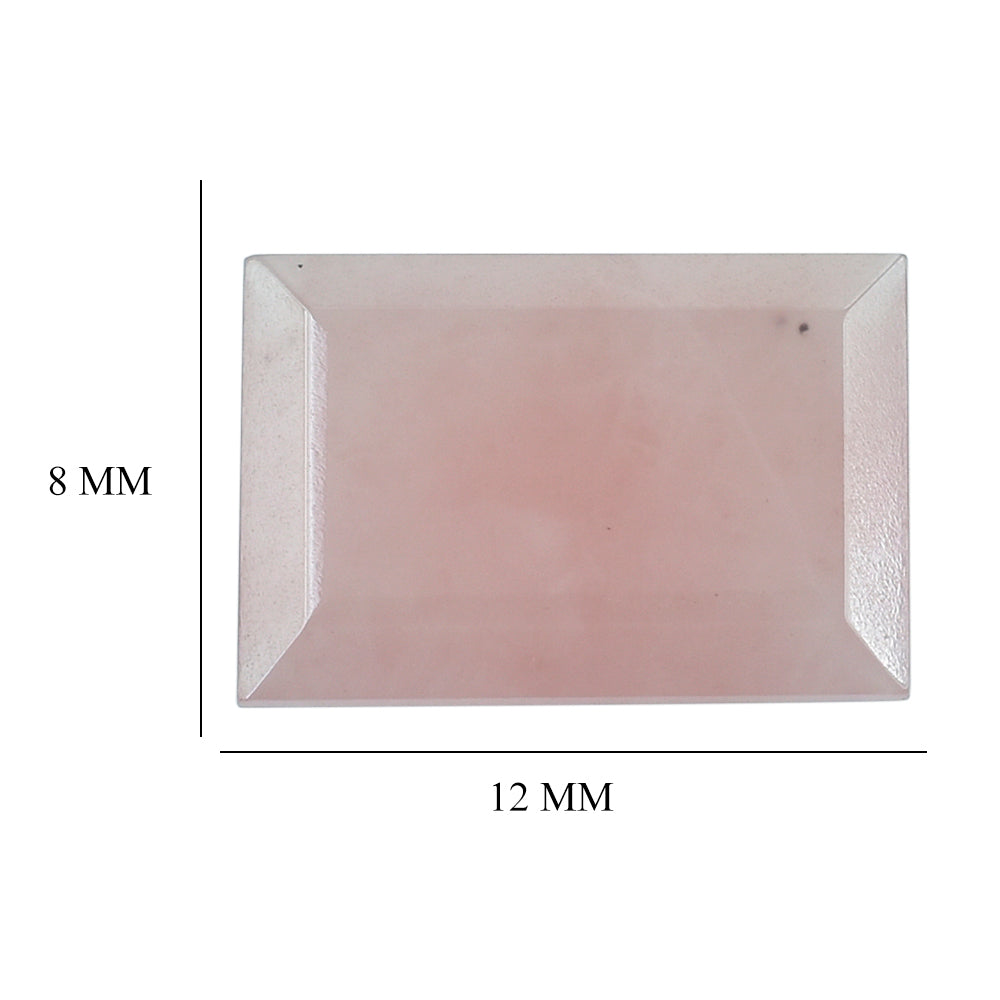GUAVA QUARTZ CUT BAGUETTE 12X8MM 3.13 Cts.