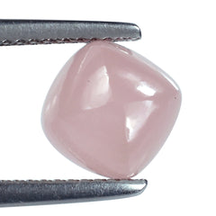 GUAVA QUARTZ PYRAMID CUSHION CAB 8MM 2.59 Cts.