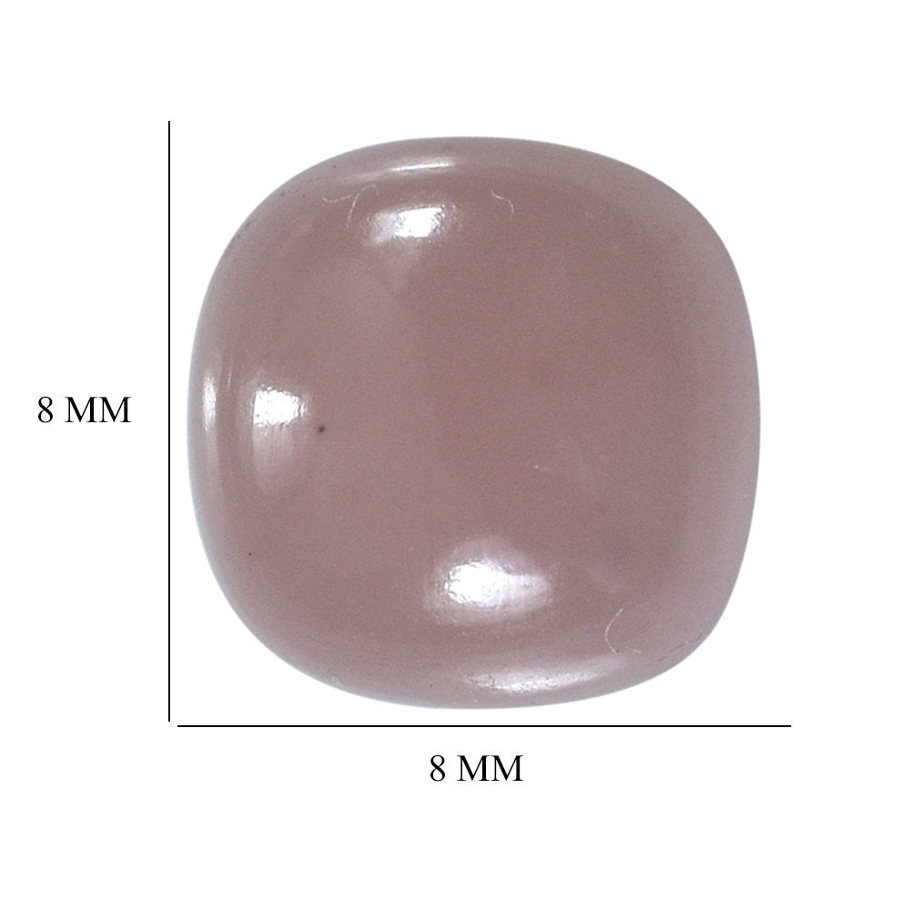 GUAVA QUARTZ CUSHION CAB 8MM 2.40 Cts.