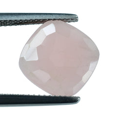 GUAVA QUARTZ IRREGULAR CUT BRIOLETTE CUSHION 12MM 4.18 Cts.