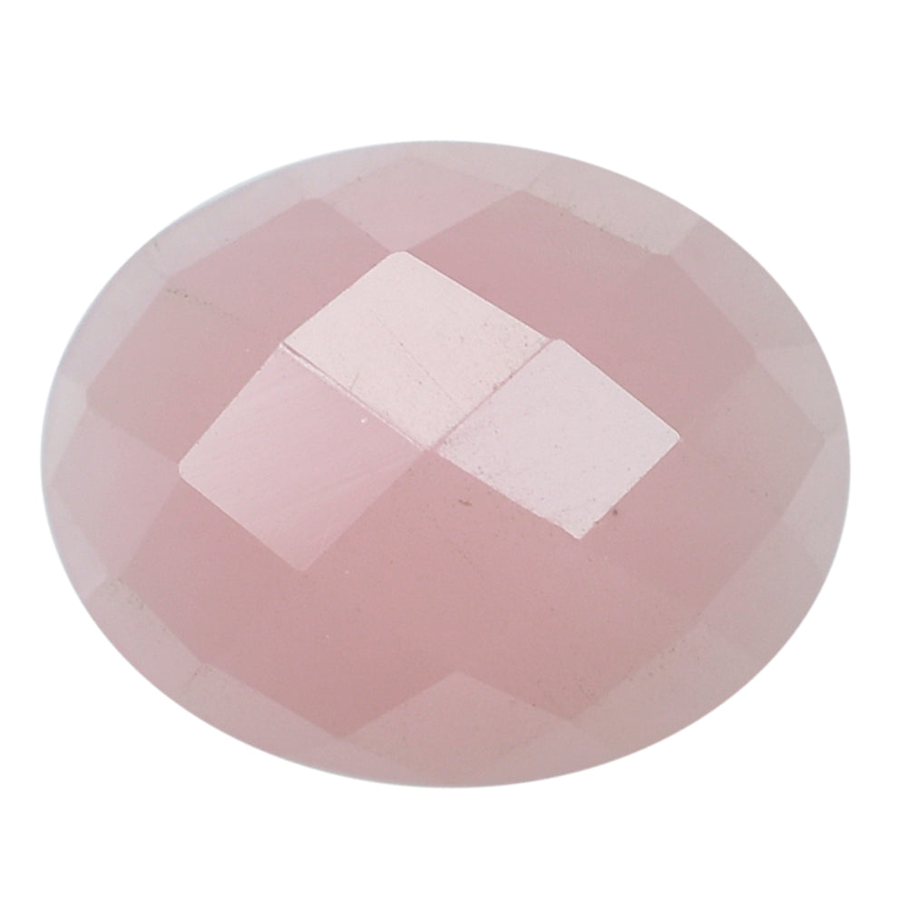 GUAVA QUARTZ CHECKER OVAL CAB 10X8MM 2.15 Cts.