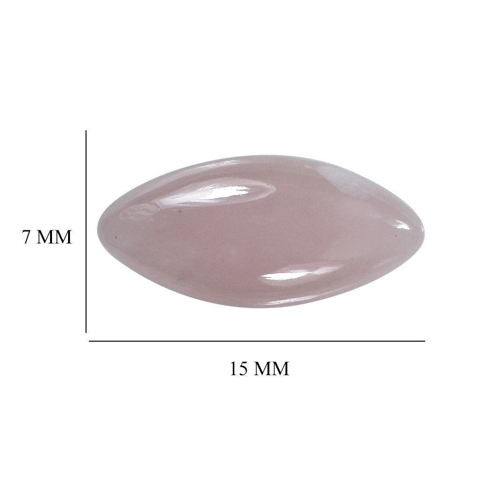 GUAVA QUARTZ MARQUISE CAB 15X7MM 2.97 Cts.