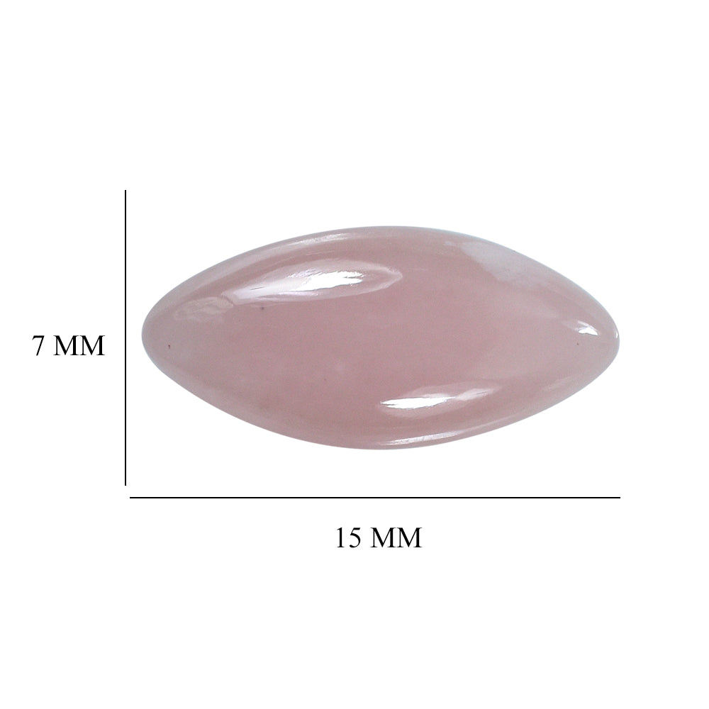 GUAVA QUARTZ MARQUISE CAB 15X7MM 2.97 Cts.