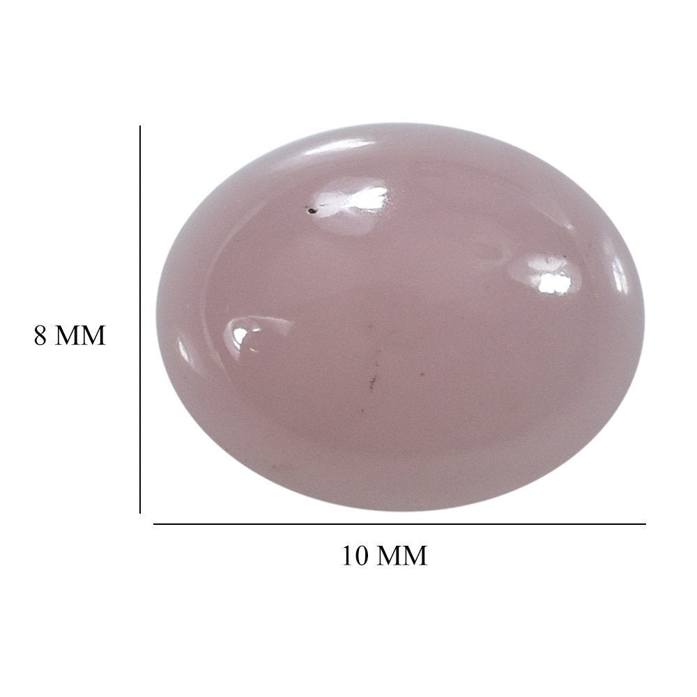 GUAVA QUARTZ OVAL CAB 10X8MM 2.63 Cts.