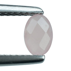 GUAVA QUARTZ BRIOLETTE OVAL 6X4MM 0.44 Cts.