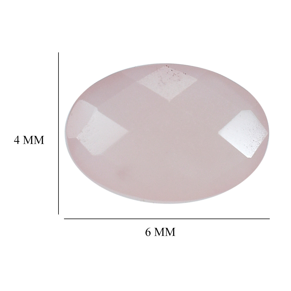 GUAVA QUARTZ BRIOLETTE OVAL 6X4MM 0.44 Cts.