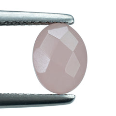 GUAVA QUARTZ BRIOLETTE OVAL 8X6MM 1.29 Cts.