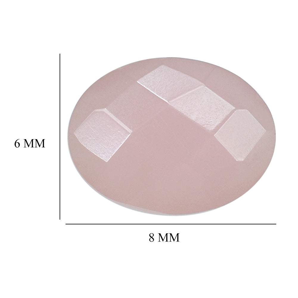 GUAVA QUARTZ BRIOLETTE OVAL 8X6MM 1.29 Cts.
