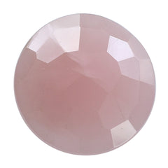 GUAVA QUARTZ IRREGULAR CUT BRIOLETTE ROUND 12 MM 3.98 Cts.