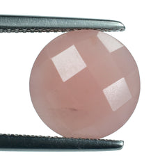 GUAVA QUARTZ BRIOLETTE ROUND 12MM 6.00 Cts.