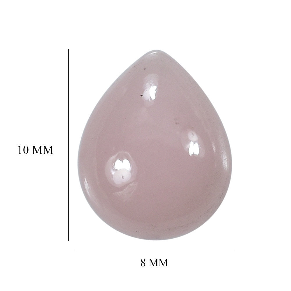 GUAVA QUARTZ PEAR CAB 10X8MM 2.34 Cts.