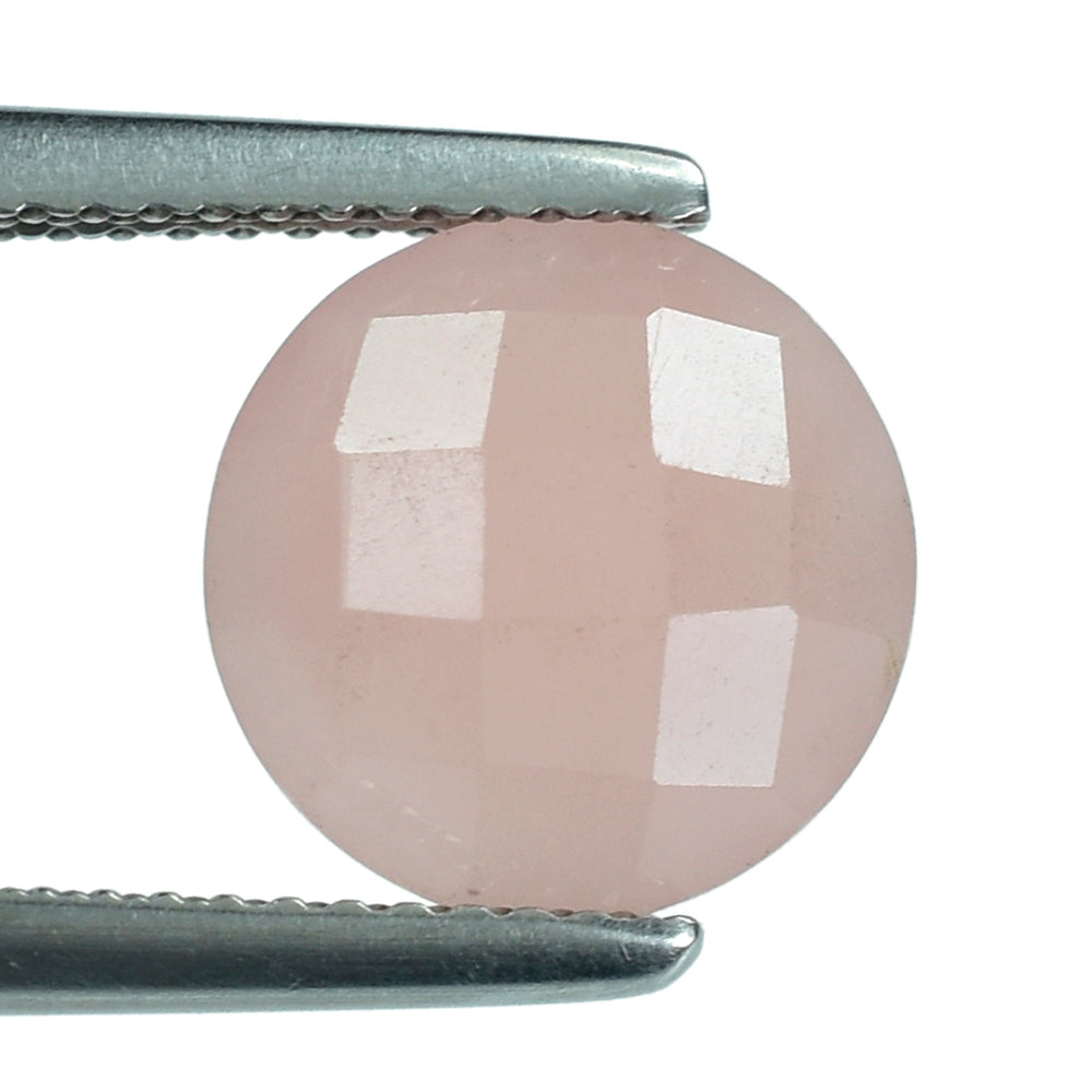 GUAVA QUARTZ BRIOLETTE ROUND 10MM 3.38 Cts.