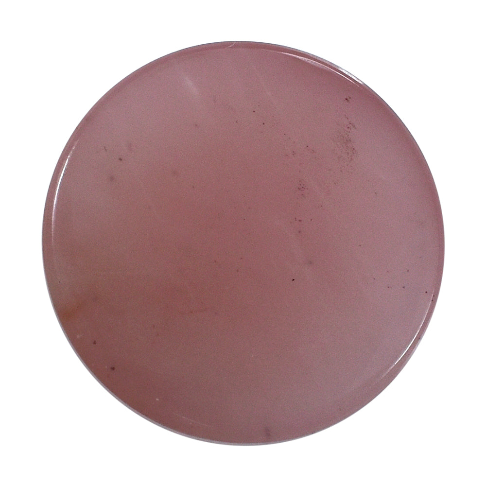 GUAVA QUARTZ ROUND CAB 14MM 10.29 Cts.