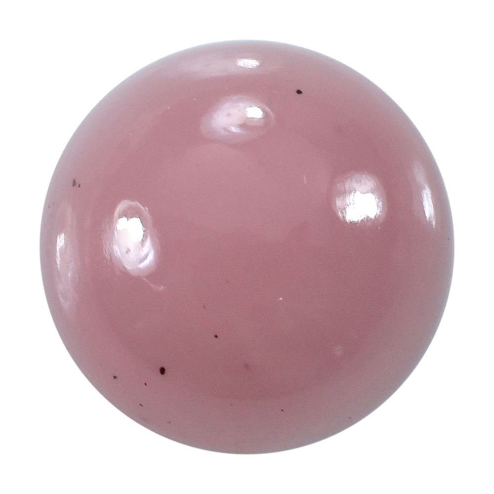 GUAVA QUARTZ ROUND CAB 12MM 6.61 Cts.