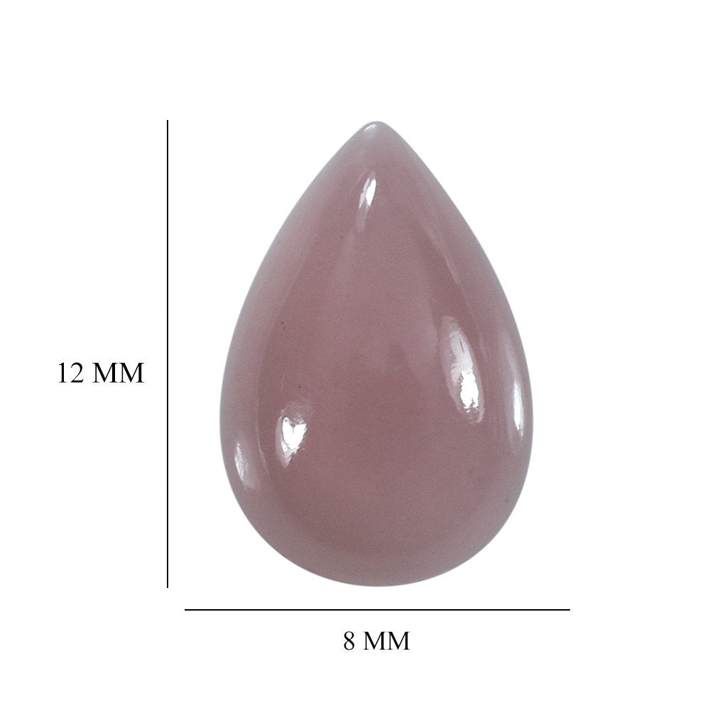 GUAVA QUARTZ PEAR CAB 12X8MM 2.65 Cts.