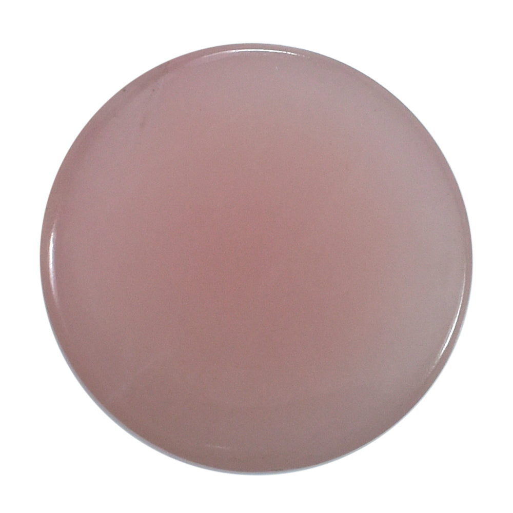 GUAVA QUARTZ PLAIN ROUND CAB 14MM 10.15 Cts.