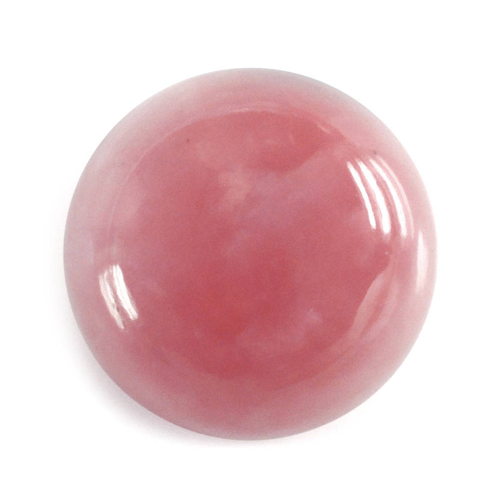 GUAVA QUARTZ PLAIN ROUND CAB 14MM 10.15 Cts.