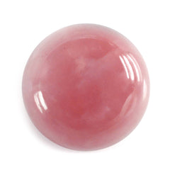 GUAVA QUARTZ PLAIN ROUND CAB 14MM 10.15 Cts.