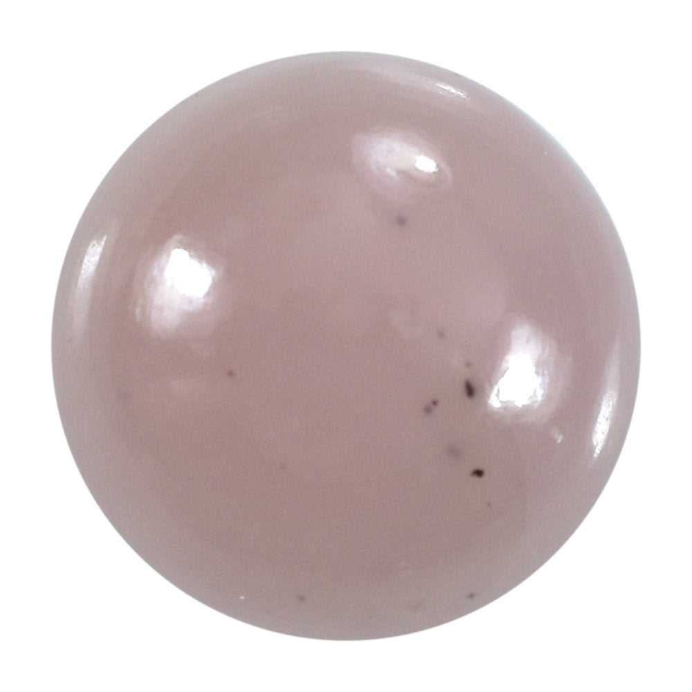 GUAVA QUARTZ PLAIN ROUND CAB 10MM 3.76 Cts.