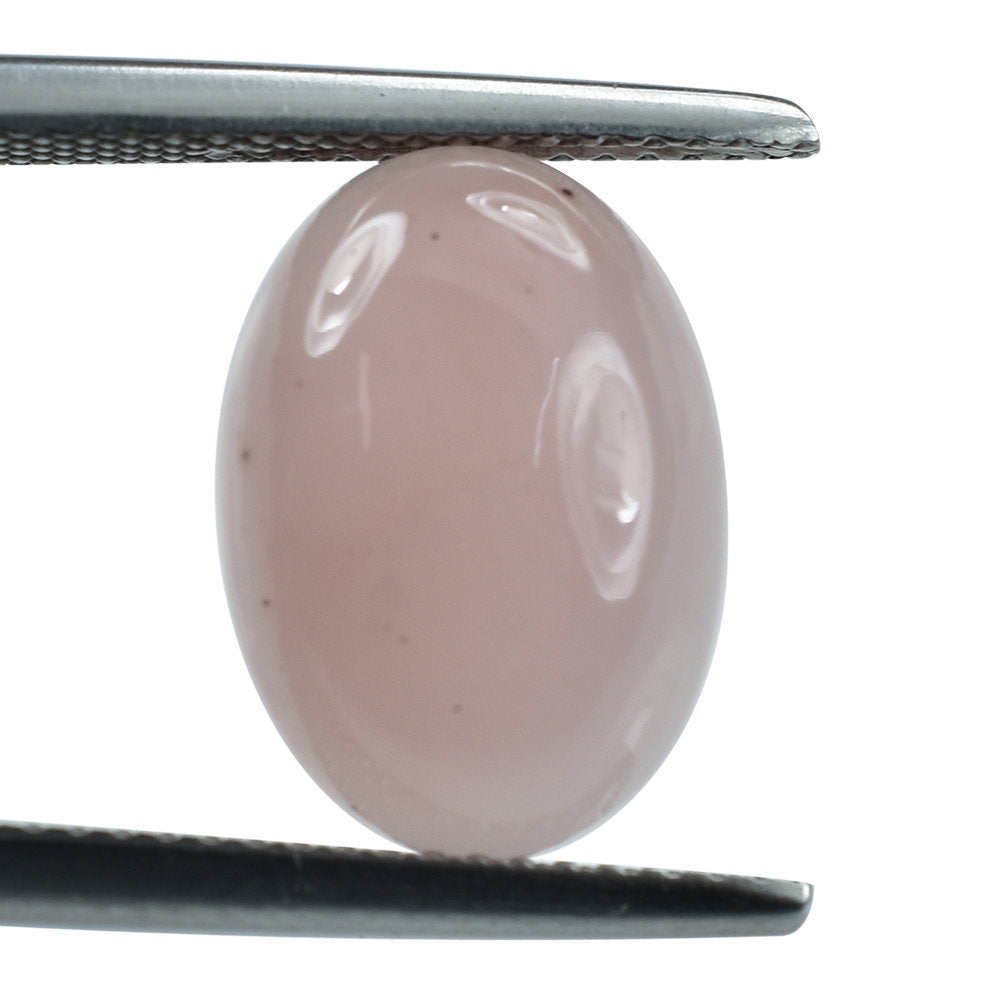 GUAVA QUARTZ PLAIN OVAL CAB 14X10MM 5.93 Cts.