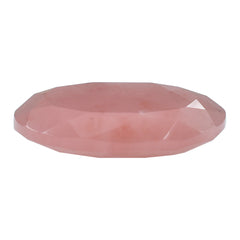 GUAVA QUARTZ BOTH SIDE TABLE CUT OVAL 18X13MM 8.27 Cts.