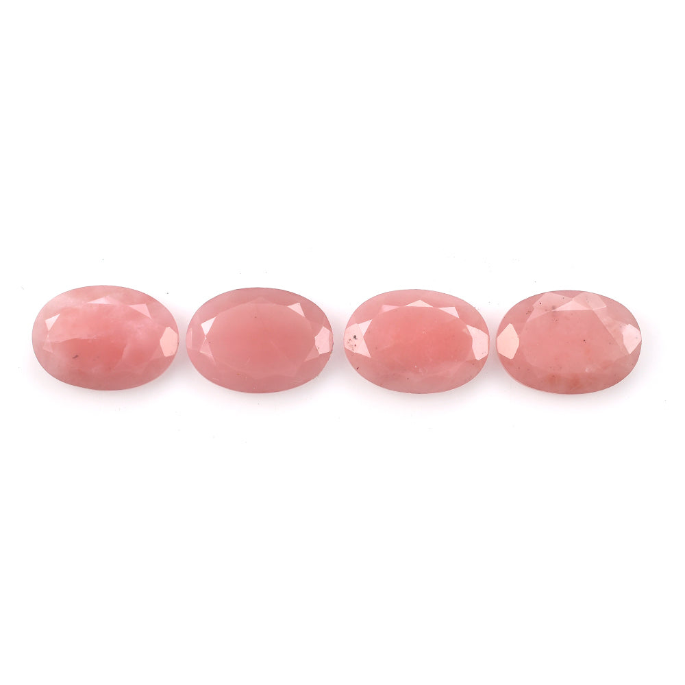 GUAVA QUARTZ BOTH SIDE TABLE CUT OVAL 18X13MM 8.27 Cts.