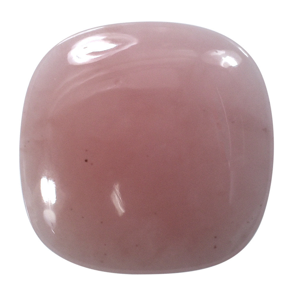 GUAVA QUARTZ PLAIN CUSHION CAB 20MM 12.29 Cts.