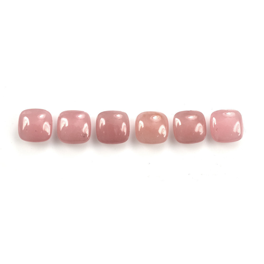 GUAVA QUARTZ LENTIL CUSHION 10MM 3.78 Cts.