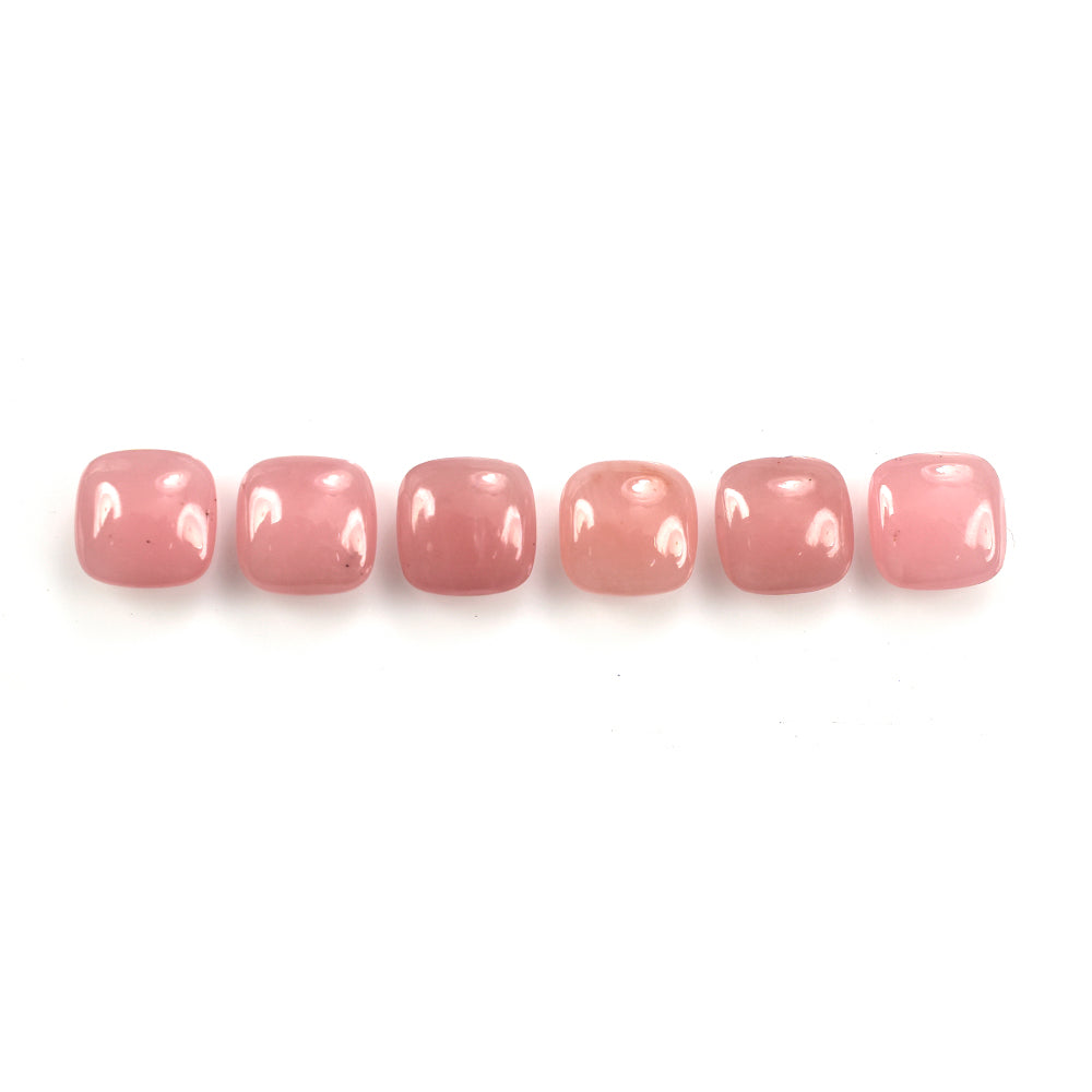 GUAVA QUARTZ LENTIL CUSHION 10MM 3.78 Cts.