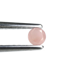 GUAVA QUARTZ BOTH SIDE TABLE CUT ROUND 4MM 0.26 Cts.