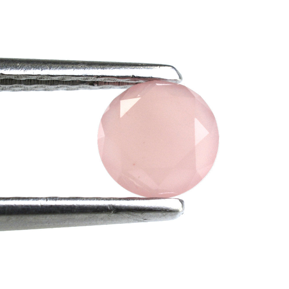 GUAVA QUARTZ BOTH SIDE TABLE CUT ROUND 5.80MM 0.77 Cts.