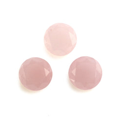 GUAVA QUARTZ BOTH SIDE TABLE CUT ROUND 5.80MM 0.77 Cts.