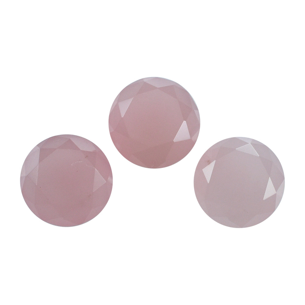 GUAVA QUARTZ BOTH SIDE TABLE CUT ROUND 5.80MM 0.77 Cts.