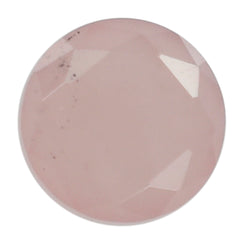 GUAVA QUARTZ BOTH SIDE TABLE CUT ROUND 4MM 0.29 Cts.