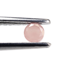 GUAVA QUARTZ BOTH SIDE TABLE CUT ROUND 4MM 0.29 Cts.