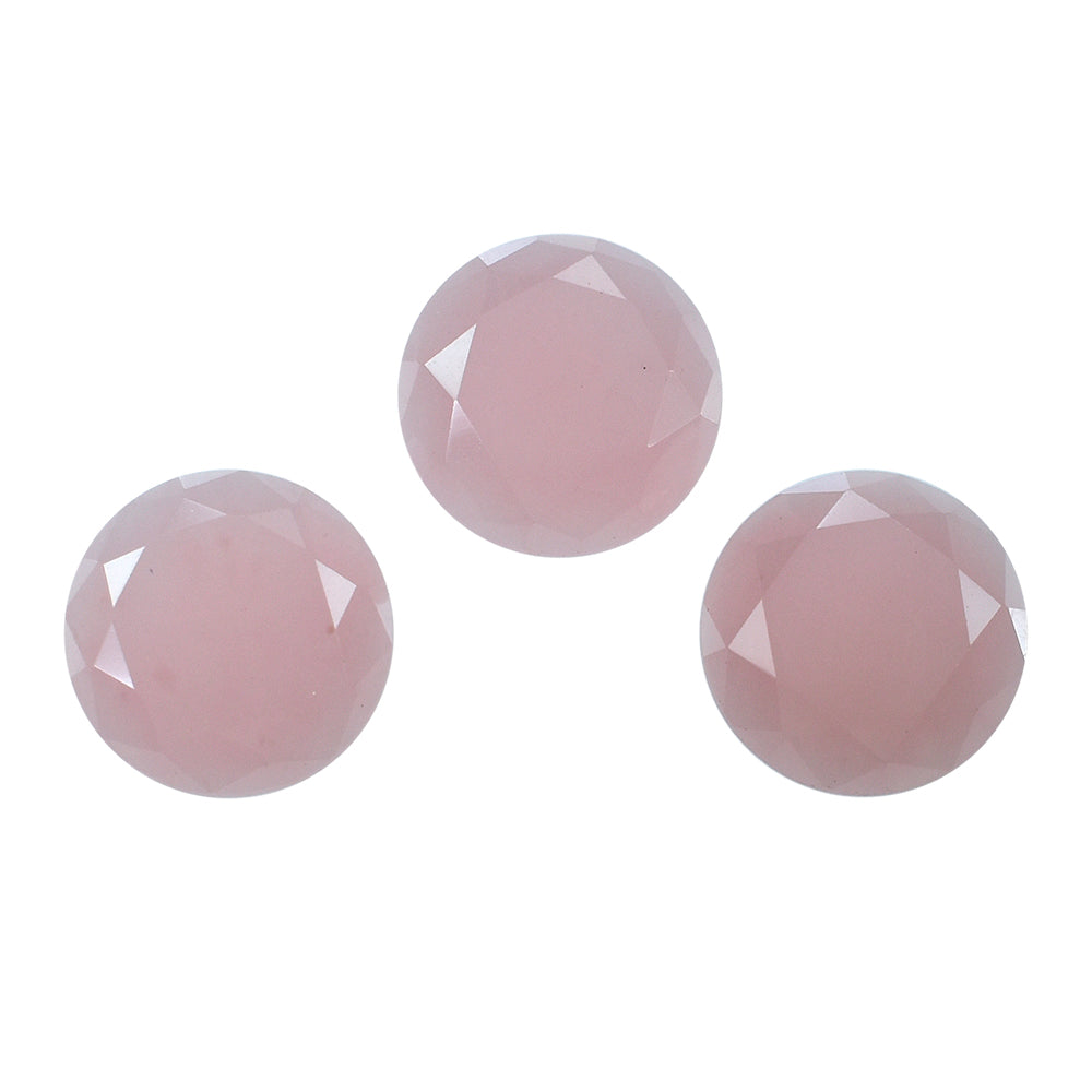 GUAVA QUARTZ TABLE CUT ROUND CAB 6.25MM 0.57 Cts.