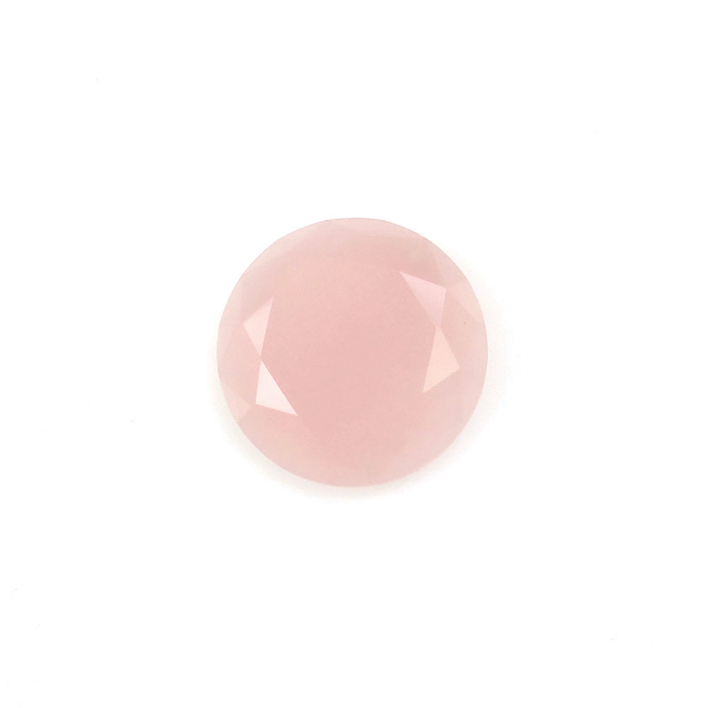 GUAVA QUARTZ TABLE CUT ROUND CAB 6MM 0.46 Cts.